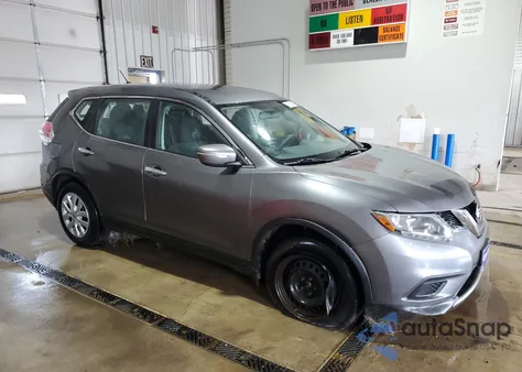 2015 Nissan Rogue S из США, поврежденный, VIN KNMAT2MV9FP507766